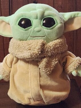 Star Wars Grogu Plush in Green with Tan Coat